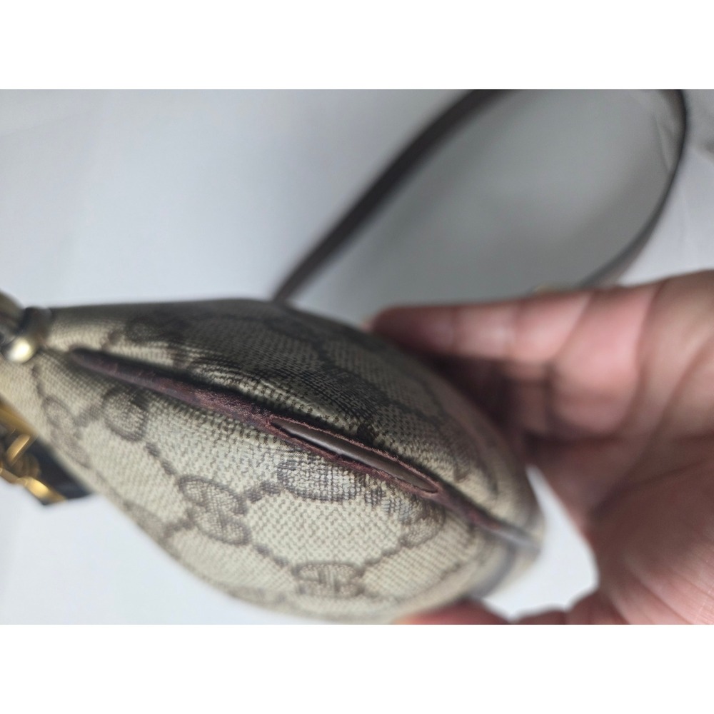 Gucci Accessory Collection GG Supreme Vintage Crossbody Bag Brown Monogram - Picture 11 of 15